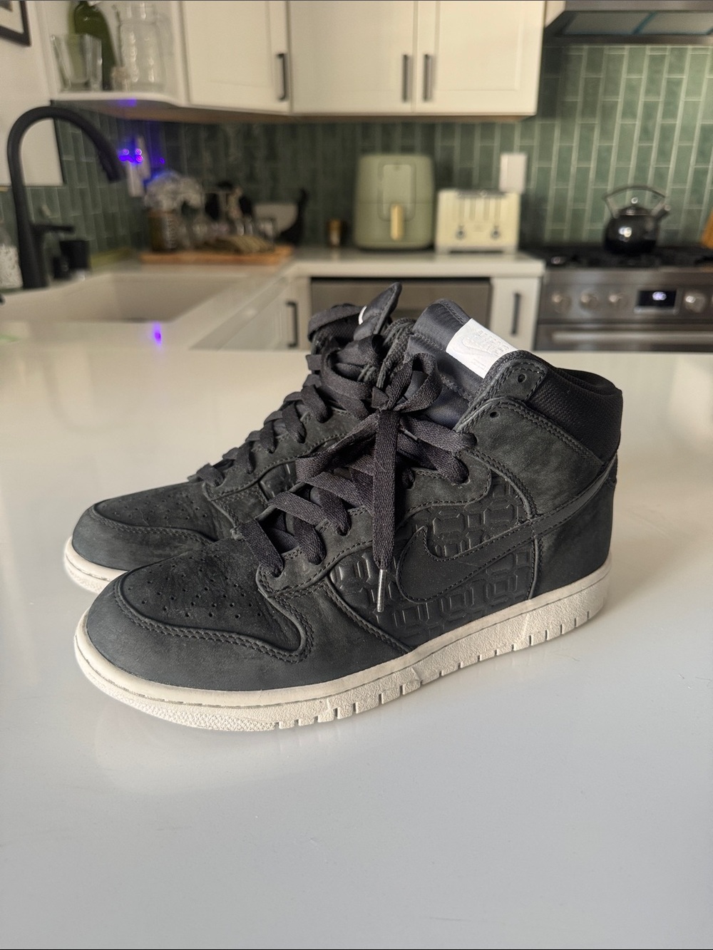 Nike Dunk High Supreme Black Octagons